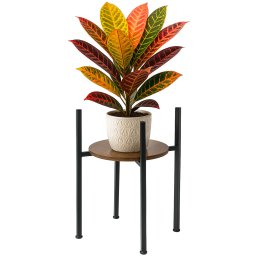 Suport pentru flori metalic 41 cm Ruhhy, stil loft, negru