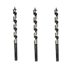 Set 3 burghie Lewis pentru lemn 10/12/14x450 mm, Richmann Exclusive