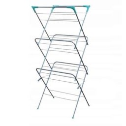 Uscator de rufe pliabil MagicHome din inox, 63x51x137 cm