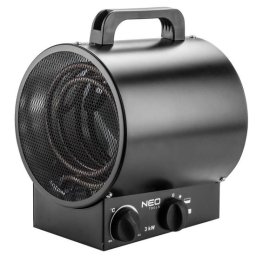 Incalzitor industrial electric NEO 3000 W, portabil, cu termostat si IPX4