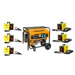Generator pe benzina INGCO GE55003, 5,5 kW, monofazat, cu pornire electrica