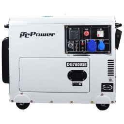 Generator diesel monofazat ITC Power DG7800SE, 6,3 kW, AVR, insonorizat