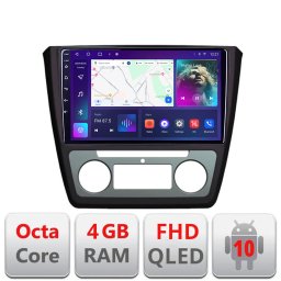 Navigatie Android pentru Skoda Yeti 2009-2014, QLED, 4GB RAM, 64GB