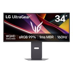Monitor gaming curbat LG UltraGear 34 inch WQHD 160Hz 1ms, negru