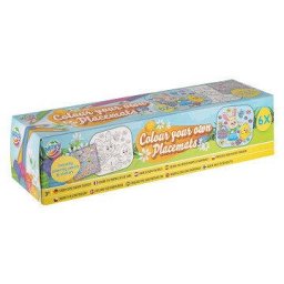 Set creativ de Paste pentru colorat suporturi farfurii, 6 bucati