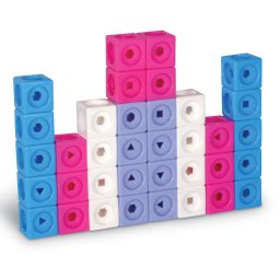 Set MathLink Cubes pentru învatarea matematicii, 115 piese