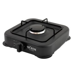 Plita pe gaz cu 1 arzator BÖHM BG-2811-B, 2,2 kW, negru