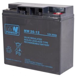 Acumulator stationar AGM VRLA 12V 20Ah MW pentru UPS si sisteme backup