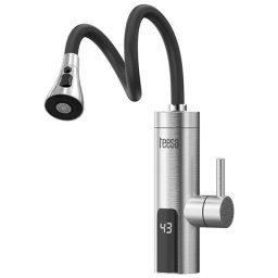 Robinet electric instant pentru apa calda 3000W Teesa, cu afisaj LED