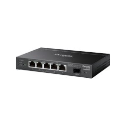 Switch L2+, 5 x RJ45 1G (4 x PoE+), 1 x SFP 1G, Budget PoE 63W, Management - TP-Link Omada SG2206MP