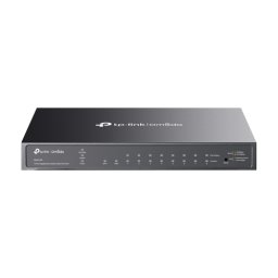 Switch PoE Gigabit TP-Link Omada cu 8 porturi RJ45 si 2 sloturi SFP
