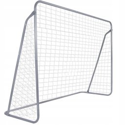 Poarta de fotbal din otel 240x170 cm, profil 32 mm, cu plasa si fixare