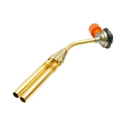 Cap arzator pentru butelie gaz spray cu flacara dubla, 1300°C, rotire 360°