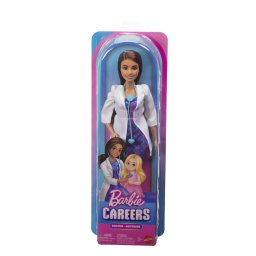 Papusa Barbie Cariere Doctor cu halat alb si stetoscop