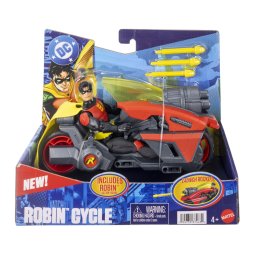 Set figurina Robin cu motocicleta si accesorii de actiune DC