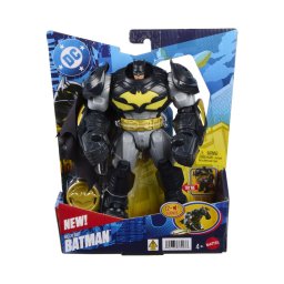 Figurina Batman cu sunete, armura de lupta si accesorii, 15 cm