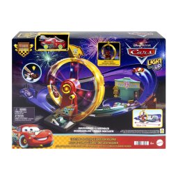 Pista de curse Cars Fulger McQueen Celebration Raceway cu masinuta
