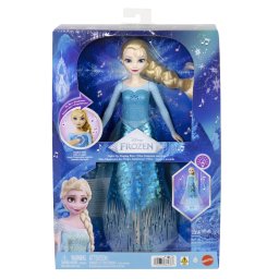 Papusa Elsa Disney Frozen cu muzica si lumini, Mattel, 3+ ani