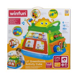 Cub de activitati interactiv Winfun Micul Gradinar cu lumini, 6+ luni