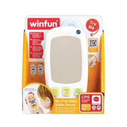 Telefon selfie interactiv pentru bebelusi Winfun, cu lumini si sunete, 9m+