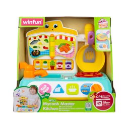 Bucatarie interactiva Winfun cu sunete, lumini si accesorii