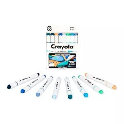 Crayola: Markere de artă - set de carioci nisip și mare, 8 buc.