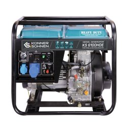 Generator diesel Könner & Söhnen KS 6100HDE (EURO V) – 5,5 kW, 230 V, AVR, pornire electrică