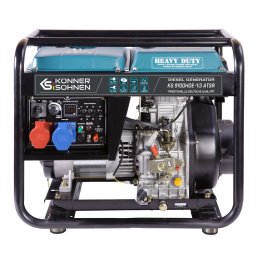 Generator diesel Könner & Söhnen KS 9100HDE-1/3 ATSR – 7,5 kW la 400 V, 6,5 kW la 230 V