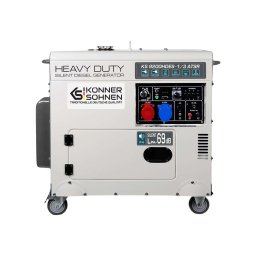 Generator diesel insonorizat Könner & Söhnen KS 9200HDES-1/3 ATSR – 7,5 kW, 230/400 V, rezervor 20 l