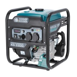 Generator invertor Könner & Söhnen KS 3300i – 3,3 kW, cadru deschis, 2 prize Schuko