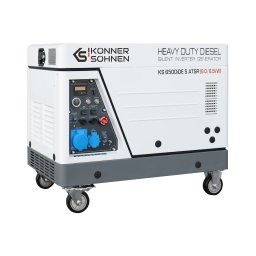 Generator invertor diesel insonorizat Könner & Söhnen KS 6500iDE S ATSR – 6,5 kW, telecomandă