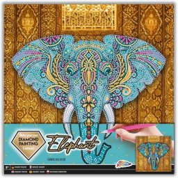 Set creativ cu diamante rotunde pe panza Diamond Painting 30x30 cm Grafix GR260011