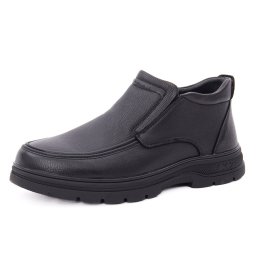 Ghete barbati din piele naturala, Otter 2D6101 01-N, negru
