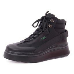 Ghete barbati din piele naturala, Gryxx 1J270017A 01-N, negru