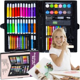 Set de pictura si desen 86 piese în valiza pentru copii Maaleo