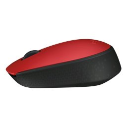 Mouse wireless optic Logitech M171 rosu/negru, ambidextru