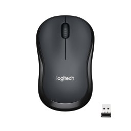 Mouse wireless optic Logitech M220 Silent, 1000 DPI, Charcoal