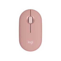 Mouse wireless optic Logitech M350s roz, Bluetooth, 4000 DPI
