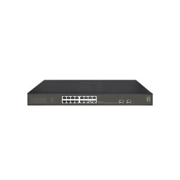 Switch PoE Gigabit smart LevelOne GES-2118P, 18 porturi, 16 PoE
