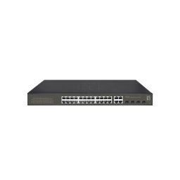 Switch PoE Gigabit smart LevelOne GES-2128P cu 28 porturi pentru rack