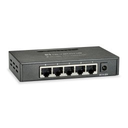 Switch Gigabit LevelOne cu 5 porturi RJ45, montare pe perete