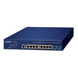 Switch managed PLANET GS-4210-8UP2X, 8 porturi Gigabit PoE+ si 2x SFP+