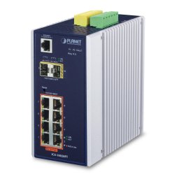 Switch industrial Gigabit PoE+ cu 8 porturi PLANET IGS-10020PT