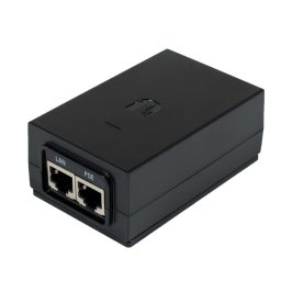 Injector PoE Ubiquiti 48V 24W Fast Ethernet pentru retea