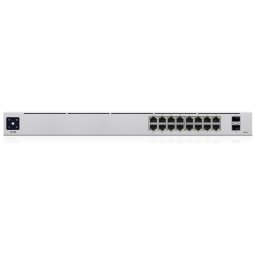 Switch Ubiquiti UniFi cu 16 porturi Gigabit PoE si 2 porturi SFP