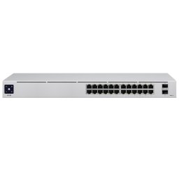 Switch Ubiquiti UniFi USW-24 cu 24 porturi Gigabit si 2 sloturi SFP