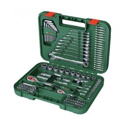 Bosch - Fastening Set - Trusa scule de mana mixta, 132 bucati