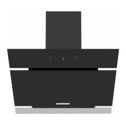 Hota decorativă HEINNER HDCH-MD620RGBK, 60 cm, 650 m³/h, Control Touch, Black