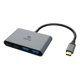 Akasa AK-CBCA31-18BK hub-uri de interfață USB 3.2 Gen 1 (3.1 Gen 1) Type-C 10000 Mbit/s Aluminiu
