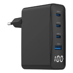 Gembird TA-UC-PDQC100LCD-01-BK încărcătoare pentru dispozitive mobile Laptop, Smartphone Negru AC Încărcare rapidă De interior